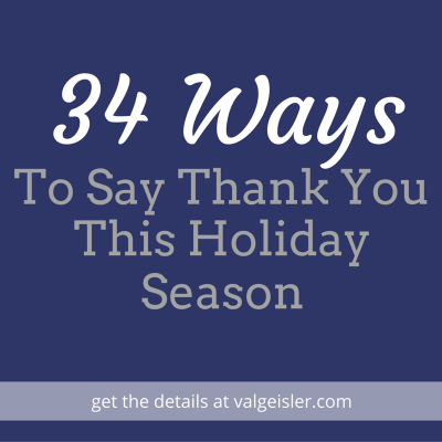 34 Ways To Say Thank You This Holiday Season