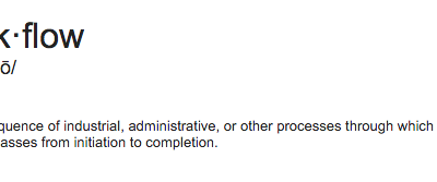 workflow definition