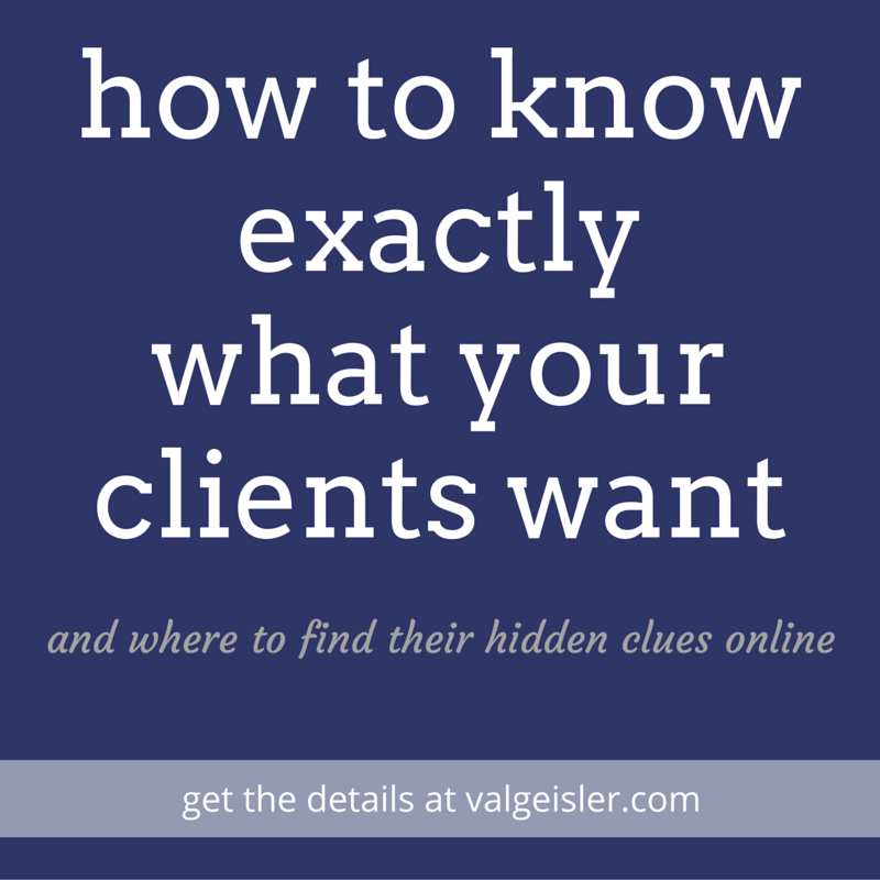 what clients want